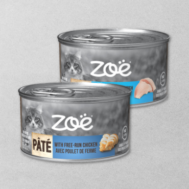 ZOE 조이 파테 고양이 주식캔 캐나다 습식사료 85g